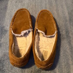 Koolaburra Tan Suede Women Slip-Ons